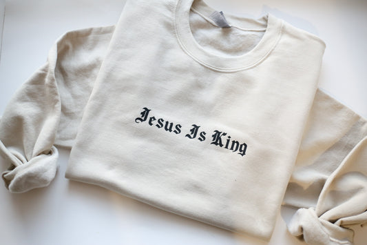 Jesus Is King Crewneck